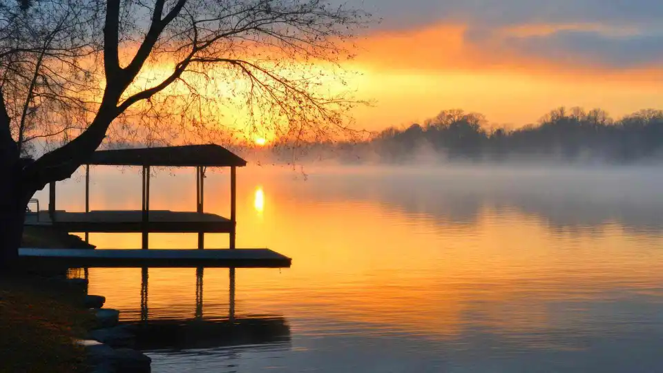 Lake Norman in the Piedmont Region near Leland North Carolina 28451